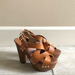 Mossimo Brown Heels Size 7